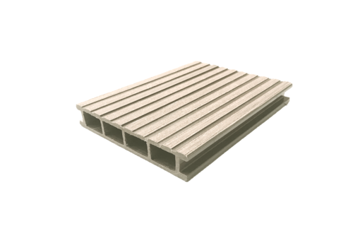 Террасная доска ECODECKING HIT из ДПК цвета Слоновая кость купить в Твери