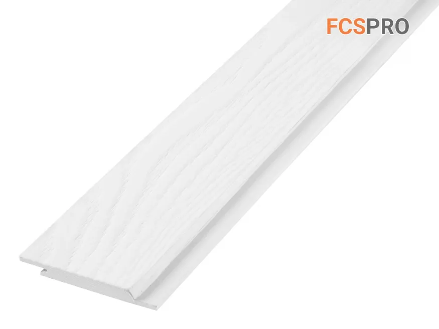 Фиброцементный сайдинг FCSPRO Click Shtil F01 (Белый минерал) купить в Твери