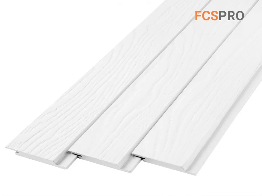 Фиброцементный сайдинг FCSPRO Click Shtil F01 (Белый минерал) купить в Твери