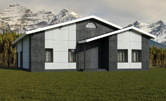 Фиброцементный сайдинг Roofas Board Stone Цвет Антрацит купить в Твери