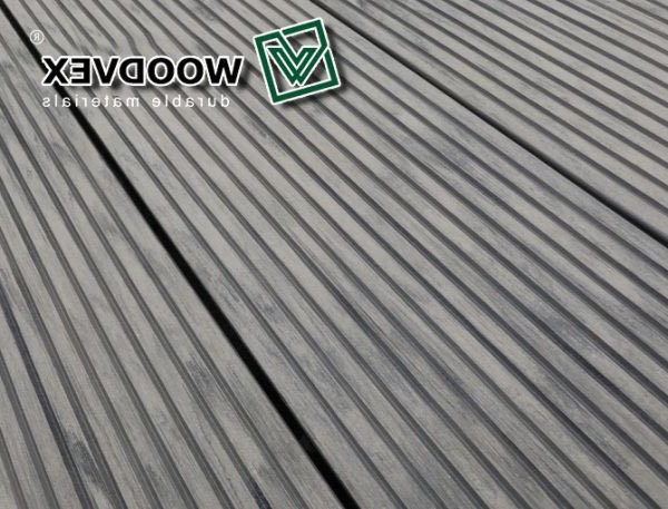 Террасная доска WOODVEX Select серого цвета &amp;quot;Дым&amp;quot; из ДПК купить в Твери