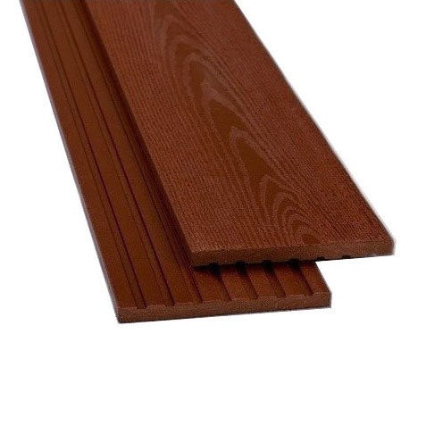 Заборная доска из композитного материала ECODECKING в терракотовом цвете купить в Твери