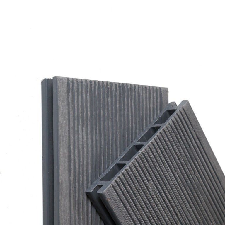 Террасная доска Экодекинг Титан 3D, Серый купить в Твери