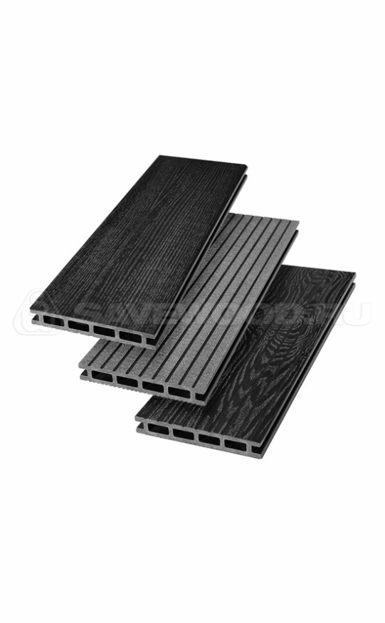 Террасная доска ДПК SaveWood, SW Carpinus (R), Черный купить в Твери
