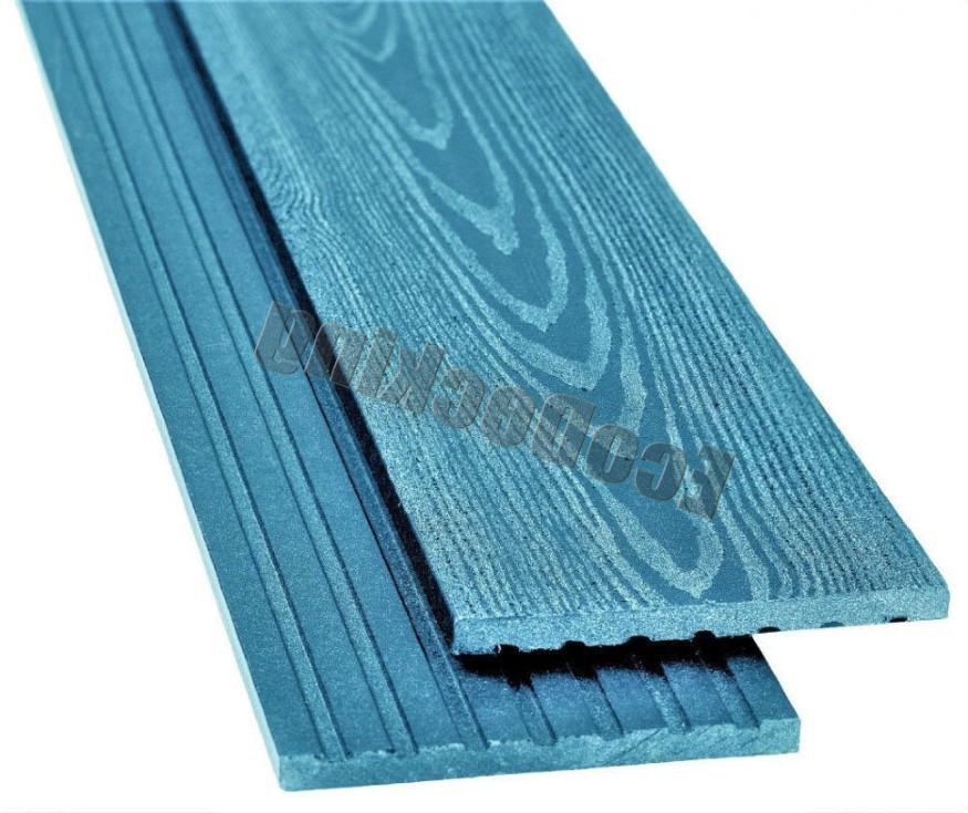 Заборная доска из ДПК ECODECKING с лазурным покрытием купить в Твери