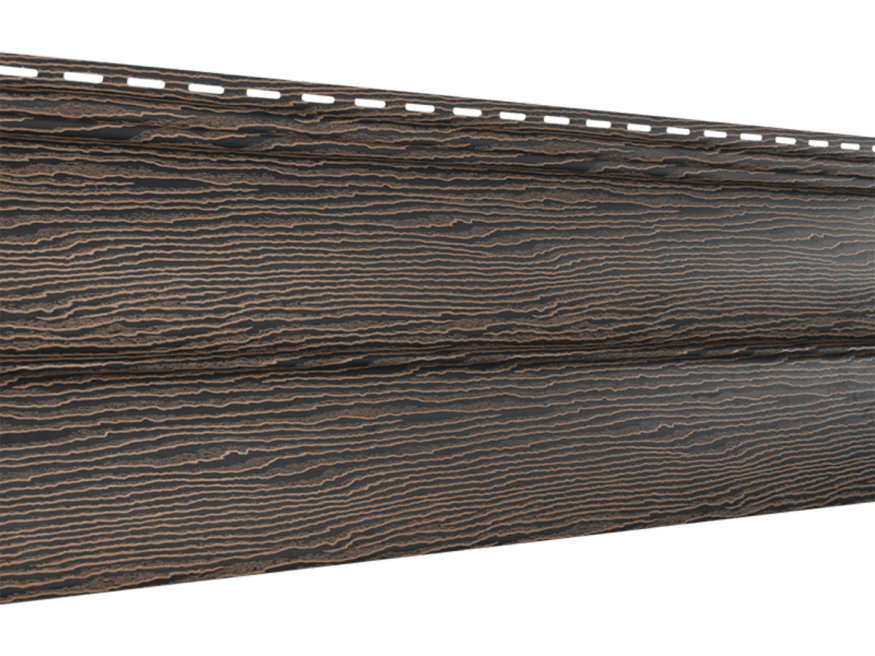Виниловый сайдинг Ю-пласт, TimberBlock Дуб, Мореный. купить в Твери