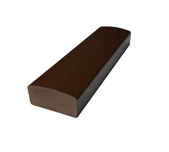 Лавочный брус Ecodecking Некст глянцевый шоколадный, полнотелый. купить в Твери