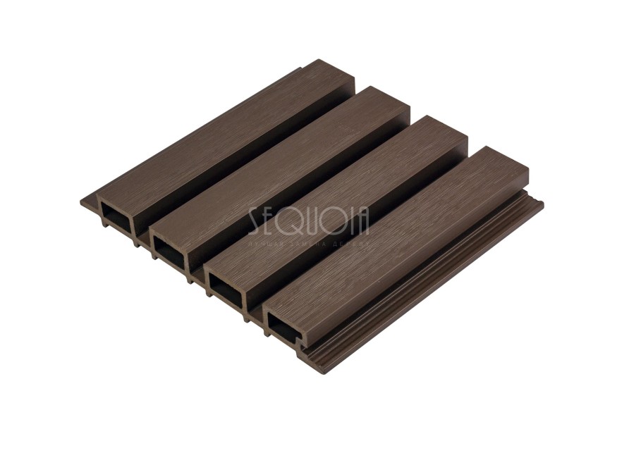 Доска фасадная SEQUOIA co-extrusion Коричневая купить в Твери