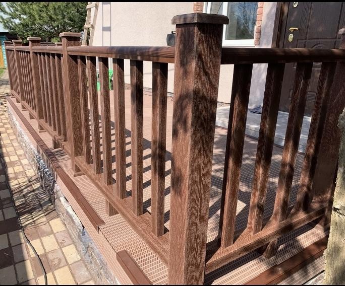 Перила FAYNAG ДПК WOOD цвета слоновой кости купить в Твери
