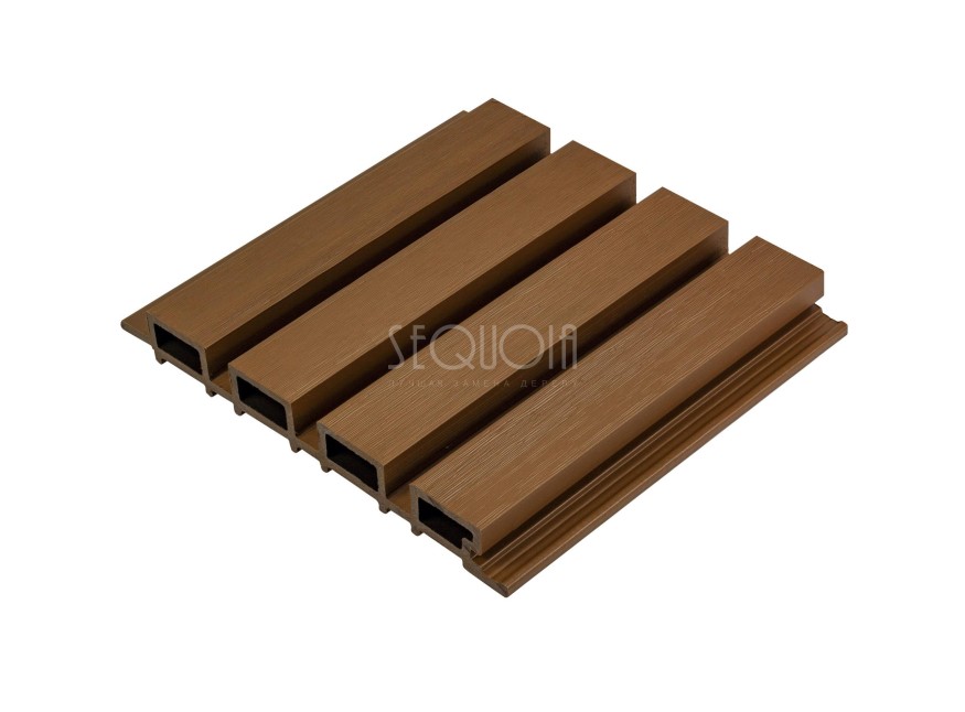 Доска фасадная SEQUOIA co-extrusion Светло-коричневая купить в Твери