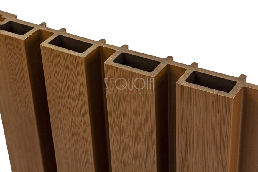 Доска фасадная SEQUOIA co-extrusion Светло-коричневая купить в Твери