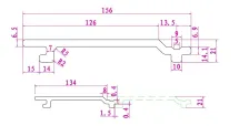 Фасадная доска из ДПК 3D WOOD Бежевый