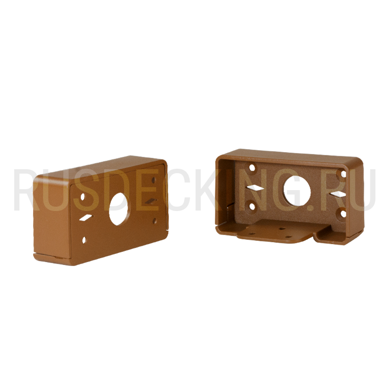 Комплект крепления перил прямое RusDecking Unodeck Орех купить в Твери