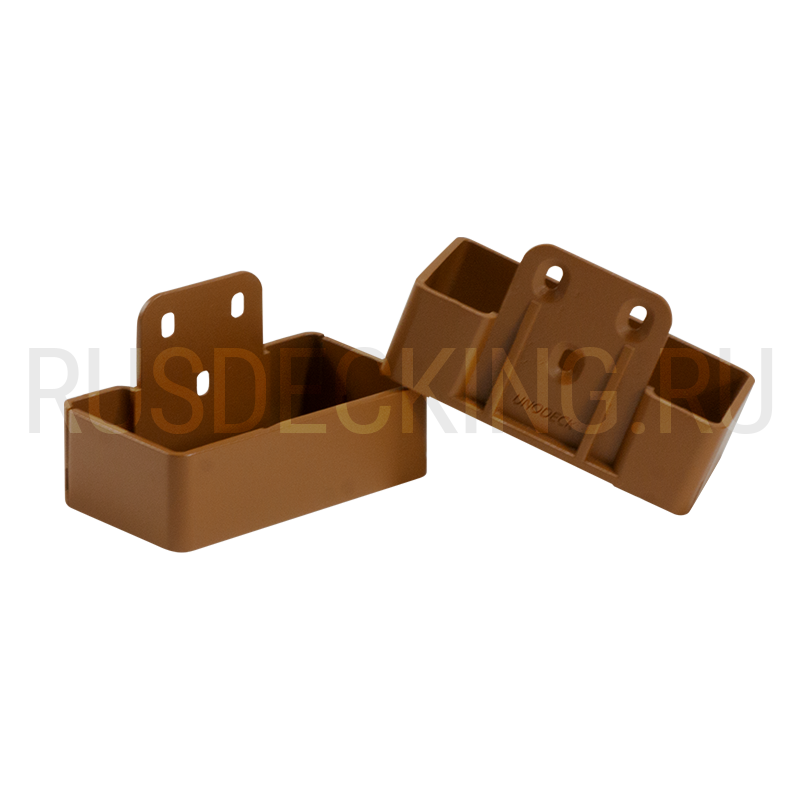 Комплект крепления перил прямое RusDecking Unodeck Орех купить в Твери