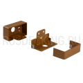 Комплект крепления перил прямое RusDecking Unodeck Орех купить в Твери