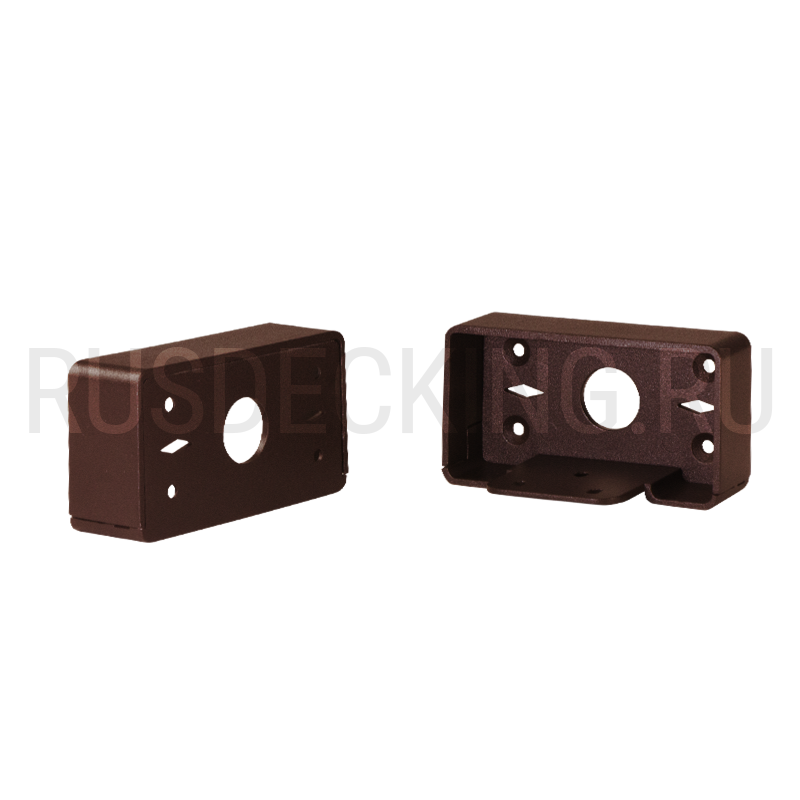 Комплект крепления перил прямое RusDecking Unodeck Венге купить в Твери