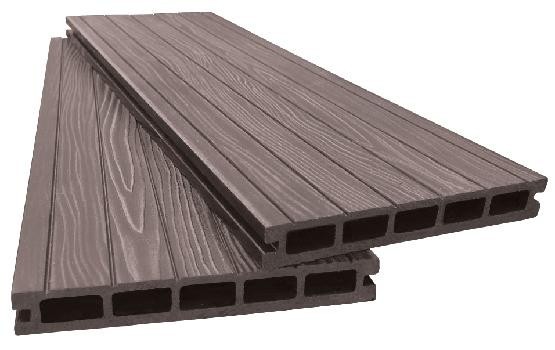 Террасная доска ДПК 3D AYTECHPLAS 160x22 шоколадная купить в Твери