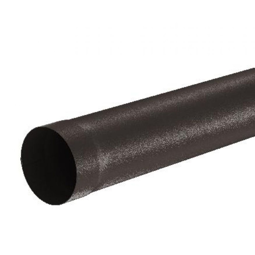 Водосточная труба Aquasystem RR 32, 1.00м, тёмно-коричневый матовый, 125/90. купить в Твери