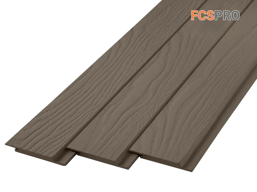 Фиброцементный сайдинг FCSPRO Click Shtil F64 (Серая глина) купить в Твери
