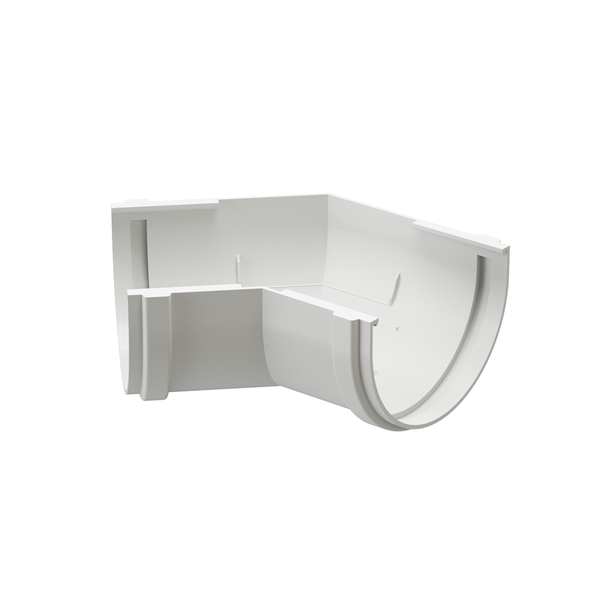 Угол желоба 135°, Docke Premium, цвет Пломбир купить в Твери
