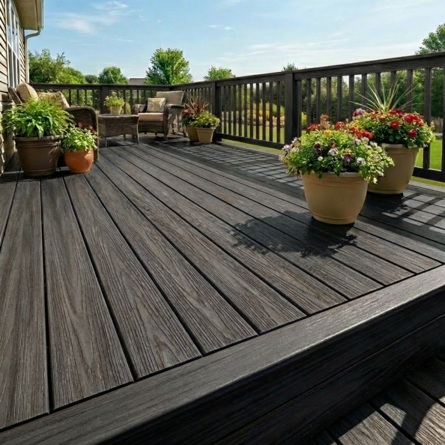 Террасная доска ДПК GardenParkett Табула, Графит купить в Твери