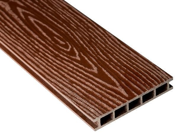 Террасная доска Faynag Premium PINO 3D в цвете Шоколад из ДПК купить в Твери