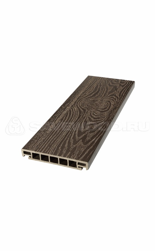 Террасная доска ДПК SaveWood, SW Salix (S) (T), Темно-коричневый купить в Твери