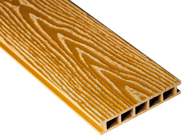 Террасная доска Faynag Premium PINO 3D в цвете Тик из ДПК купить в Твери