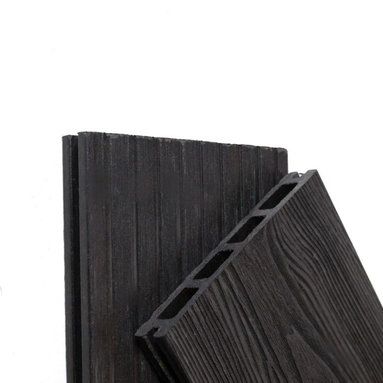 Террасная доска Ecodecking Комфорт 3D Графит купить в Твери