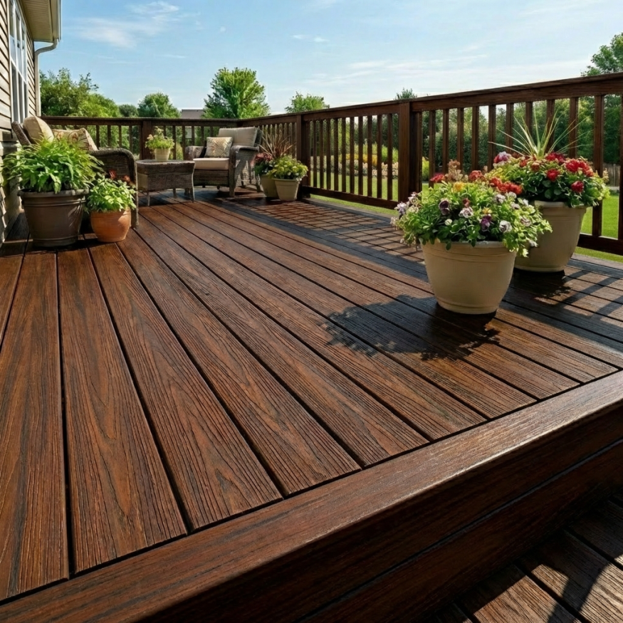 Террасная доска ДПК GardenParkett Табула, Венге купить в Твери