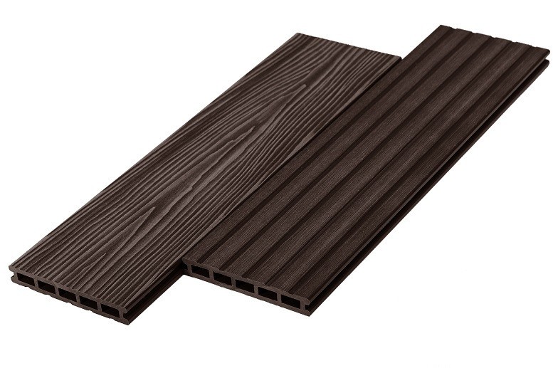 Террасная доска из ДПК RusDecking Unodeck Mogano - Цвет Венге купить в Твери