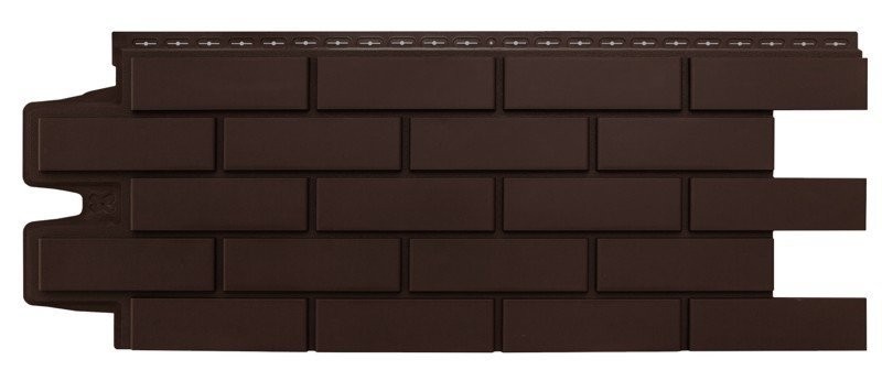Фасадные панели Grand Line, Клинкерный кирпич Classic, Цвет: Шоколадный купить в Твери