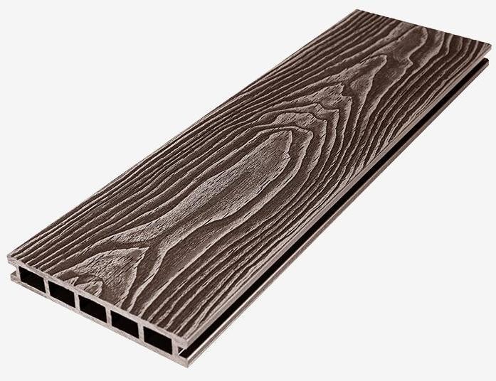Террасная доска из ДПК RusDecking Unodeck Vintage - Цвет Венге купить в Твери