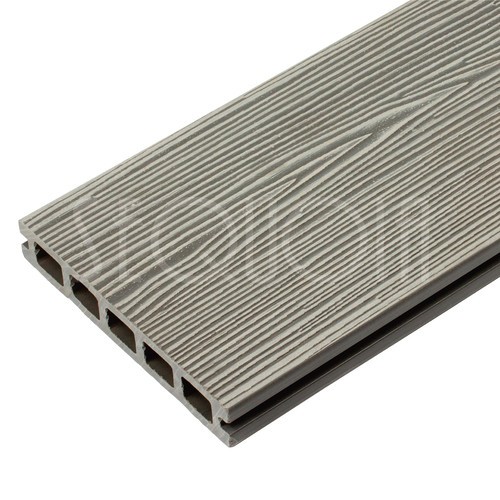 Доска террасная ДПК SEQUOIA, DUAL 3D WOOD, GRAY купить в Твери