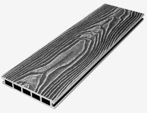 Террасная доска ДПК RusDecking Unodeck Vintage - Графит