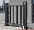 Ограждение из ДПК Outdoor Classic 3D STORM черного цвета купить в Твери
