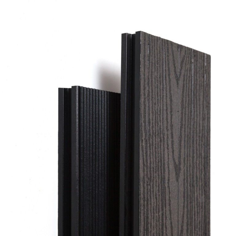 Террасная доска Ecodecking Техно плюс Графит купить в Твери
