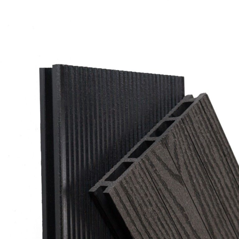 Террасная доска Ecodecking Техно плюс Графит купить в Твери
