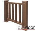 Ограждение из ДПК Outdoor Classic 3D STORM в коричневом миксе. купить в Твери