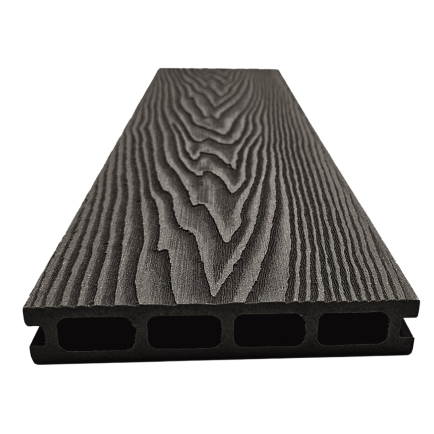Террасная доска ДПК NanoWood 3D Double Антрацит купить в Твери