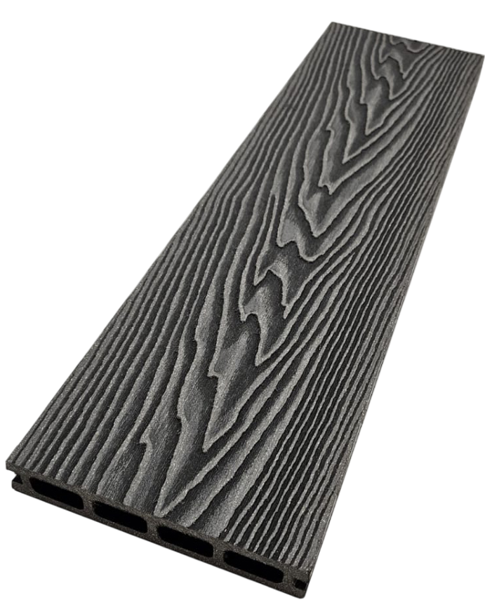 Террасная доска ДПК NanoWood 3D Double Антрацит купить в Твери