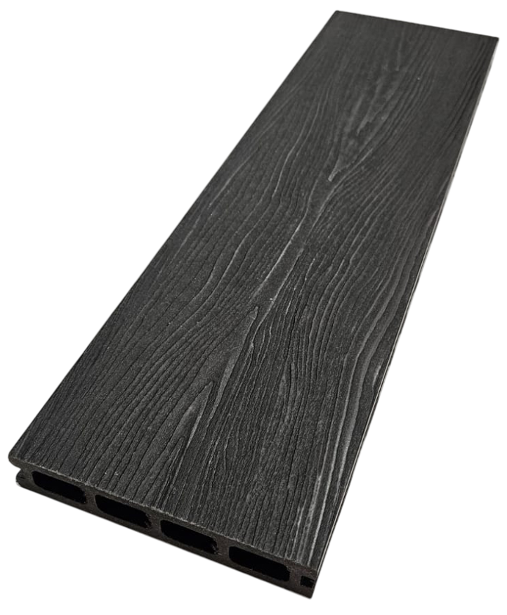 Террасная доска ДПК NanoWood 3D Double Антрацит купить в Твери