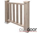 Ограждение из ДПК Outdoor Классик 3D STORM в сером миксе купить в Твери