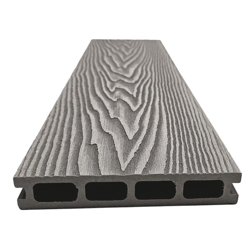 Террасная доска ДПК NanoWood 3D Double Серый купить в Твери