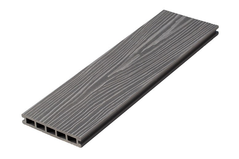 Террасная доска из ДПК RusDecking Unodeck Ultra - Цвет: Серый купить в Твери