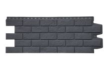 Фасадная панель Grand Line, Состаренный кирпич Classic, Графит
