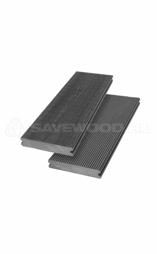 Террасная доска ДПК SaveWood, SW Abies (R), Графит купить в Твери