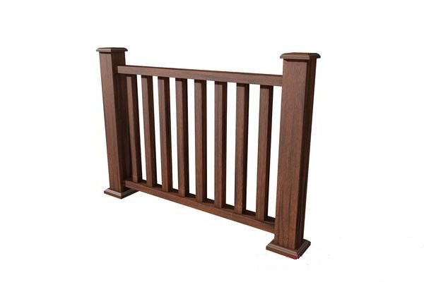 Ограждения из ДПК WOODVEX в цвете Палисандр купить в Твери
