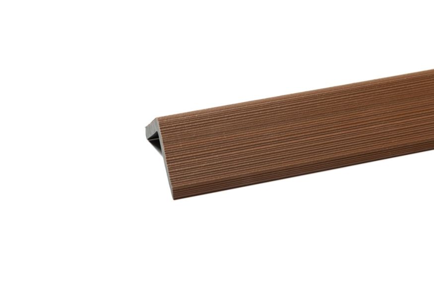 Уголок торцевой Ecodecking Скай коэкструзия Тик купить в Твери