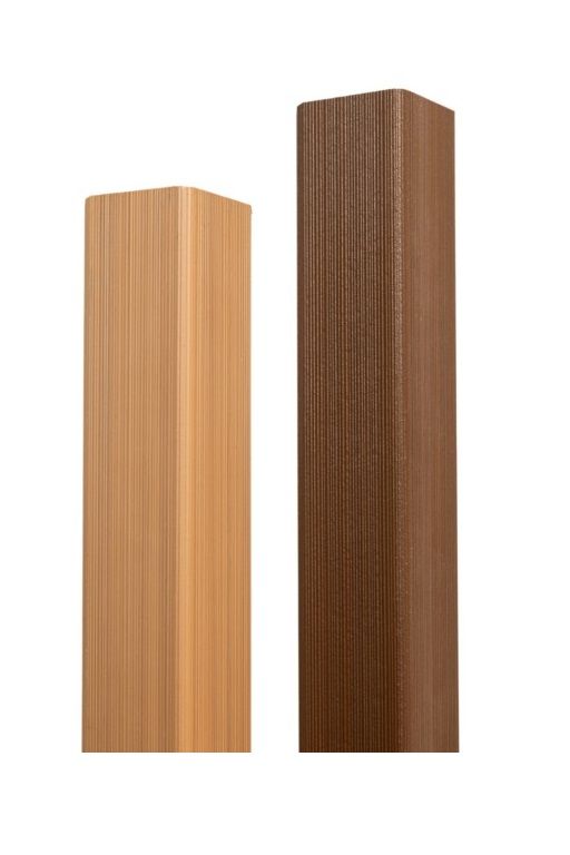 Уголок торцевой Ecodecking Скай коэкструзия Тик купить в Твери